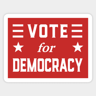 Civic Duty - Vote for Democracy Sticker